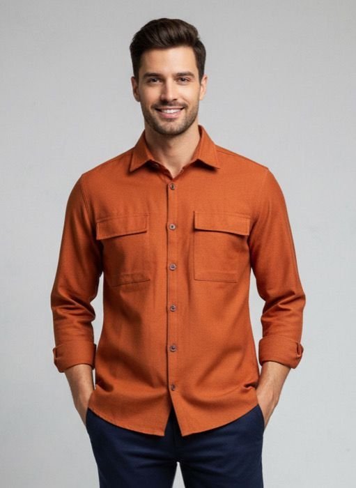 Jamidar Premium Shacket – Imported Jeans Fabric, Code: S20