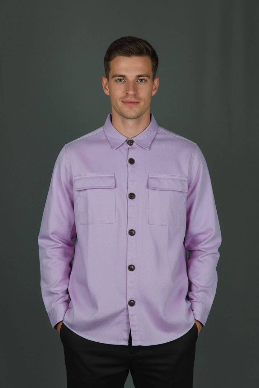 Jamidar Premium Shacket – Imported Jeans Fabric, Code: S27