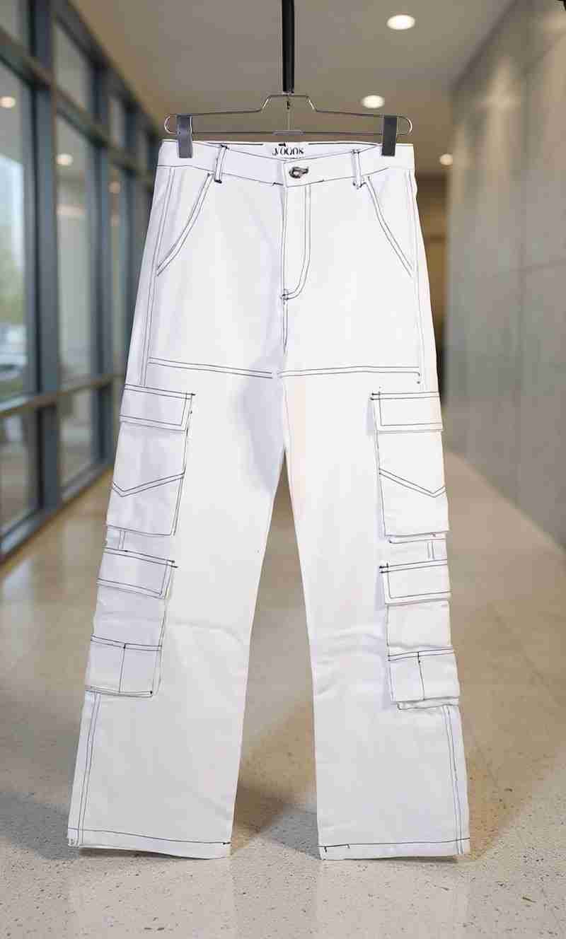 8 Pockets Cargo baggy Pant - WCP