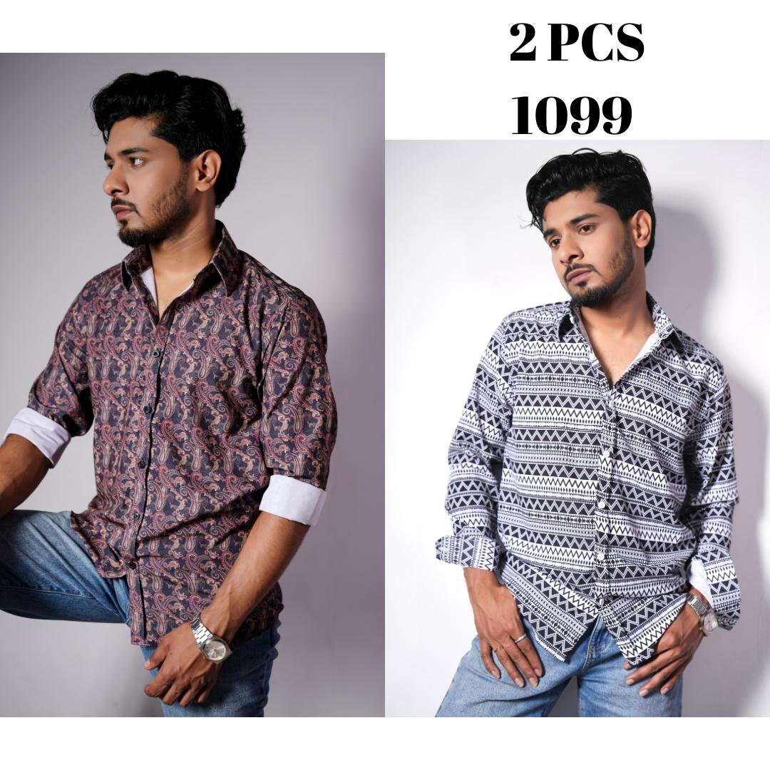 Shirt – 2 Pcs Combo - S56, S57