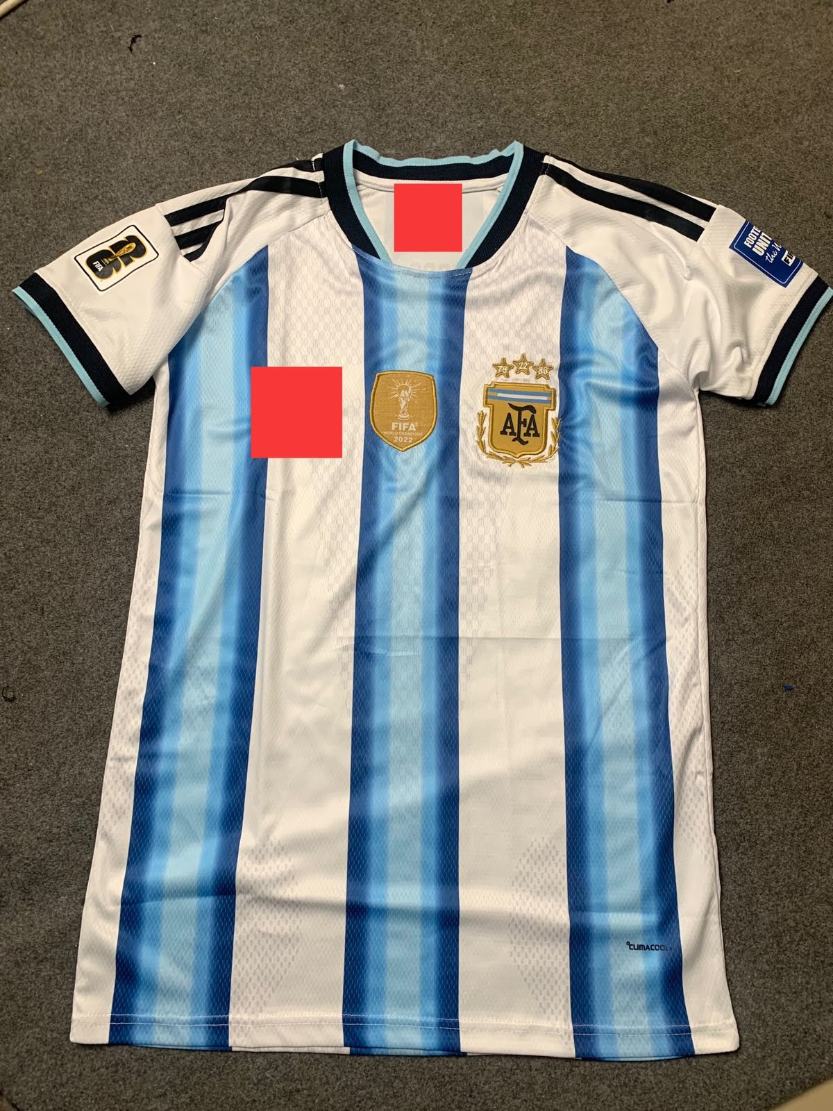 Argentina Embroidery Fan Edition Jersey - F